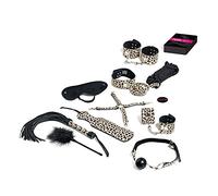 Tease & Please Master & Slave Bondage Game - BDSM Couples Games with 13 Sex Toys and Accessories - Erotic Sets & Games for an Exciting Game Night with Your Partner - Beige