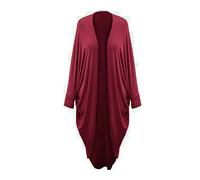 Tease Women's Batwing Waterfall Cocoon Open Long Kimono Cardigan Maxi Shawl 8-26 4 Sold in The Last 24 Hours (Wine, 16)