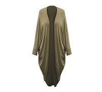 Tease Women's Batwing Waterfall Cocoon Open Long Kimono Cardigan Maxi Shawl 8-26 4 Sold in The Last 24 Hours (Mocha, 22)