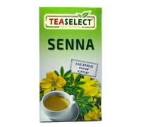 TEASELECT Senna Leaf Tea Bags, Natural Herbal Infusion for Digestive Comfort With Mild Laxative Effect, 20 Filter Bags x 1.5 grams, Senna Cassia