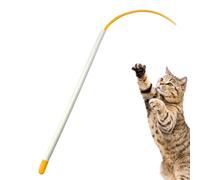 Teaser Toy for Cats - 20-Inch Portable Silicone Cat Toy Wand,Flexible Indoor Cat Toys, Interactive Cat Toy, Cat Fishing Rod for Indoor Cat Play and Exercises