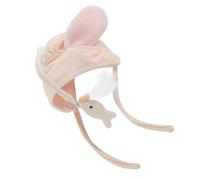 Teaser Toy of Cat Hat, Relief of Cat Feathers Mounted on the Safe Head the Head with bite. (#1)