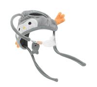 Teaser Toy of Cat Hat, Relief of Cat Feathers Mounted on the Safe Head the Head with bite. (#2)
