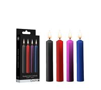 Ouch! Ouch Bondage Candles, Size: 4 Pack, Blue, Red and Purple - Fetish drip candles ideal for sensory play
