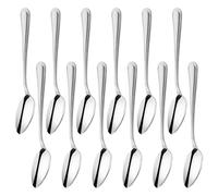 Teaspoons 12 Pieces 15cm Stainless Steel Tea Spoons, Small Spoons, Spoons Cutlery for Tea, Coffee, Cake, Dessert and Salad, Dishwasher Safe, Tea Spoon for Home Kitchen Restaurant