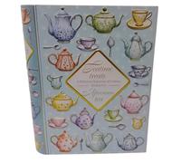 Teatime Treats Biscuit Assortment - Mixed Cookies in Decorative Book-Style Gift Tin, Ideal for Afternoon Tea, Sharing, Snacking, Parties & Gifting