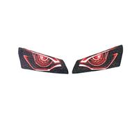 TEAUSA Fit For CBR1000RR CBR 1000RR CBR 1000 RR 2004-2007 Motorcycle Accessories 3D Front Fairing Headlight Sticker Guard Stickers (Size : A)