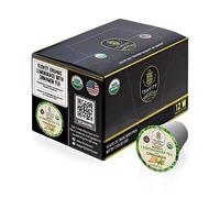 Teavity Organic Lemongrass and Cinnamon Tea Pods for Keurig - Naturally Decaffeinated Herbal Tea Blend (12 Pods)