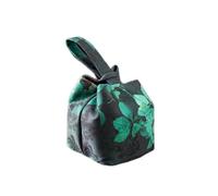 Teaware Storage Bag, Multifunctional Chinese Style Teacup Drawstring Cloth Pouch, Retro Portable Embroidered Handbag Small Item Pouch(Style4)