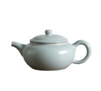 Teaware Teapot Chinese Traditional Ru Kiln Teapot Handmade by Treasured Tea Set Loose Tea Maker(230ml)