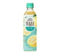 TEAZLE Zero Calorie Sugar Free Citron Green Tea 500ml - Authentic Korean RTD Yuja Iced Tea - Vegan, No Sugar, Low Calorie Refreshment - Official Woongjin Distribution