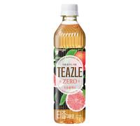 TEAZLE Zero Calorie Sugar Free Grapefruit Black Tea RTD 500ml - Korean Ready To Drink Blended Tea with Tangy Grapefruit & Premium Black Tea - Vegan Friendly Iced Tea - Official Woongjin Distribution