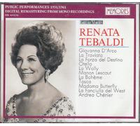 Tebaldi, Renata - Arias: Verdi/Puccini/Catalani/