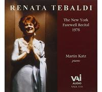 Tebaldi - Renata Tebaldi - New York Farewell Recital [IMPORT]