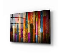 TEBAMALL Glass Printing Wall Art on Frameless Free Floating Tempered Glass Panel Ready to Hang Modern Decor Ideas For Your Living Room, Bedroom & Office Contemporary Natural And Vivid Wall Decor Home