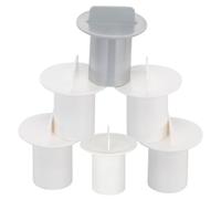 Tebbomp 6Pcs 3-1/2 Inch Filter Standpipe Caps Replacement Filter Stand Pipe Cap Parts for Filter