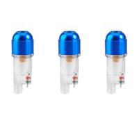 Tebbomp Airbrush Mini Air Filter Blue Air Brush Water Moisture Oil Trap Separator 3PCS