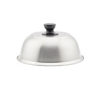 Tebbomp Grill Dome Cover Stainless Steel Burger Cover Round Pot Lids Cover for Cookware Kitchen Burgers Barbecue Steaks