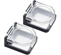 Tebbomp Power Push Button Switch Cover,Waterproof and Collision, Dustproof Safety Protector for 25mm Mounting Hole B