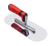 Tebbomp Stainless Steel Pool Trowel Flat Concrete Finishing Trowel Tools Cement Drywall Plastering Masonry Construction Tool