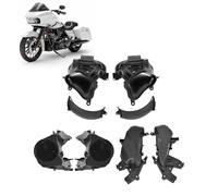 TEBEDI Inner Fairing Speaker Boxes & Storage Glove Box & Air Duct Compatible with 2015-2024 Harley Davidson Road Glide/CVO Road Glide Black Fairing Kit