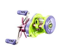 TEBEN DC Baitcaster Reel, 3 Modes Digital Control Trolling Reel | 5.47oz Ultralight Baitcasting Reels, Max Drag 11LB, 7.2:1 Gear Ratio, 5+1BB, Freshwater Saltwater Fishing Reels