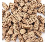 Tebery 150 Pack #8 Natural Wine Corks, 7/8" x 1 3/4" Premium Straight Cork, Wine Stopper for Corking Wine Making Art Projects