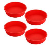 Tebery 2 Pack 9" Round Silicone Cake Mold Pan Cake Decorating Mould Cake Tool,23 cm round x 5.7 cm deep