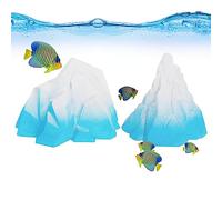 Tebinzi Aquarium Ornament | Fish Tank Ornaments - Rockery Landscaping High-Temperature Washed, Beautify Your Aquarium For Turtle, Fish, Chameleon