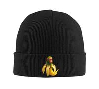 TEBTRGK Chimpanzini Bananini Funny Italian Brainrot Meme Knit Hat Beanies Winter Hats Warm Unisex Fashion Cap for Men Women Gift,
