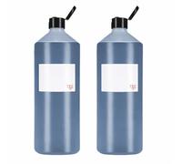 TEC 1 Litre HDPE Plastic Bottles UK Made Non-Leak 28mm Black Flip Top Lids Chemical and Water Storage Clear Transparent Reusable Empty Large Bulk Bottle (2)
