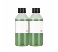 TEC 250ml HDPE Plastic Bottles UK Made Non-Leak 28mm with Black Screw Top Lids Chemical and Water Storage Clear Transparent Reusable Small Mini Empty Bulk Bottle (2)