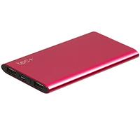 tec+ 4000 mAh Essential Universal Premium Portable Power Bank Emergency Battery Charger - Red