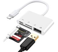 Tec-Digi 4-in-1 Lightning SD Card Reader Adapter
