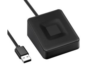 TEC ESS Enhanced Sign in Security USB Fingerprint Biometric Passkey Scanner - SecureTouch WireKey Fast Login <1s Windows Hello Business 360° Recognition TE-FPA-CA1
