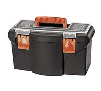 Tec Hit 303959 Plastic Tool Box 16", Black