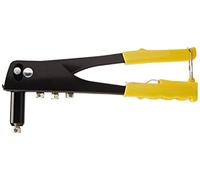 TEC HIT 329751 - Riveting Pliers 4 nozzles - Practical Aluminium Alloy - Metal Valve - Yellow/Black