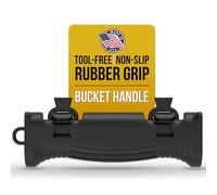 TEC Products HANDTEC Bucket Grip, Ergonomic Rubber Handle for Buckets in Construction, Farming, Gardening, and DIY Projects, Non-Slip, High-Durability Rubber, Made in USA, Pack of 1