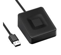 TEC SecureTouch WireKey USB Fingerprint Scanner - Lightning Fast Login Under 1 Second | Windows Hello & Hello for Business | 360° Recognition | Enterprise Security - TE-FPA-CA1