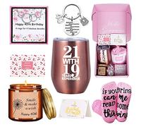 Tecanne 40th Birthday Gifts for Women, Unique Funny Personalised Gift Baskets for 40 Years Old Women, Best Friends, Sisters, Wife