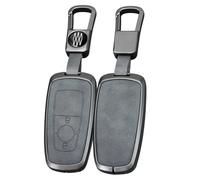 TECART Car Key Shell Key Protector Fits Ford Fusion Mondeo Mustang Ranger Ecosport Edge Escape Explorer Focus MK4 F-150 Car Key Cover Case Key Fob 2 Buttons A1 Grey