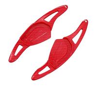 TECART Car Shift Paddle Extension Shifter Paddle Extension ABS Plastic Fits Skoda Octavia Kodiak RS VRS Enyaq IV Replacement Set Steering Wheel Rocker Extensions Interior Decoration Accessories Carbon