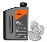 TECBEARS ABS-Like Resin 2KG, 405nm UV Curing 3D Printer Photopolymer Resin, with Strength and Toughness, Low Shrinkage and High Precision for All Resin 3D Printers, Grey 2000g