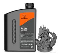 TECBEARS ABS-Like Resin 2KG, 405nm UV Curing 3D Printer Photopolymer Resin, with Strength and Toughness, Low Shrinkage and High Precision for All Resin 3D Printers, Dark Grey 2000g