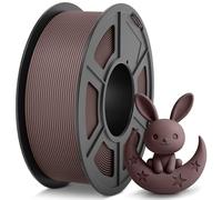 TECBEARS PLA 3D Printer Filament, Macaron Color Filament, Neatly Wound PLA Filament 1.75mm, Dimensional Accuracy +/- 0.02mm, Fits Most FDM Printers, 1KG Spool (2.2lbs), Chocolate