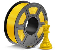 TECBEARS PLA+ Filament 1.75 mm, Upgrade Pla+ More Robust and Stronger 3D Printer Filament 1kg Spool, Max 300 mm/s Printing Speed, Dimensional Accuracy +/- 0.02 mm, PLA+ Pri-Yellow