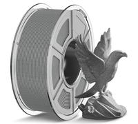 TECBEARS PLA Marble Filament 1.75mm, High Speed 50-600mm/s 3D Printer Filament, Realistic Marble Texture, 1kg Spool(2.2Lbs) Rock PLA 3D Printing Filament, Cement Grey Marble