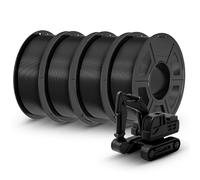 TECBEARS PLA Plus Filament 1.75 mm Bundle 4KG, Upgrade PLA+ 2.0 More Robust and Stronger 3D Printer Filament, Max 300 mm/s Printing Speed, Dimensional Accuracy +/- 0.02 mm, 4Pack, 1kg per Spool(Black)