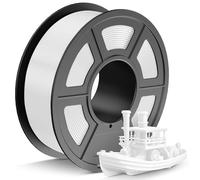 TECBEARS PLA Plus Filament 1.75 mm, Upgrade Pla+ More Robust and Stronger 3D Printer Filament 1kg Spool, Max 300 mm/s Printing Speed, Dimensional Accuracy +/- 0.02 mm, PLA+ White