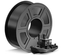 TECBEARS PLA Plus Filament 1.75 mm, Upgrade Pla+ More Robust and Stronger 3D Printer Filament 1kg Spool, Max 300 mm/s Printing Speed, Dimensional Accuracy +/- 0.02 mm, PLA+ Black